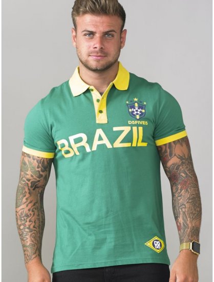 D555 Silva Polo Green - Polo marškinėliai - Polo marškinėliai - 2XL-8XL