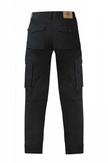 D555 Nelson Stretch Tapered Cargo Pants Black - Džinsai ir kelnės - Džinsai ir Kelnės - W40-W70