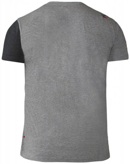 D555 Authentic T-shirt Grey - Marškinėliai - Marškinėliai - 2XL-14XL