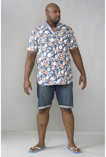 D555 Huxley Hawaii Shirt - Marškiniai - Marškiniai - 2XL-8XL