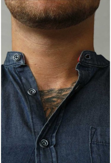 D555 Astra Short Sleeve Denim Shirt - Marškiniai - Marškiniai - 2XL-8XL