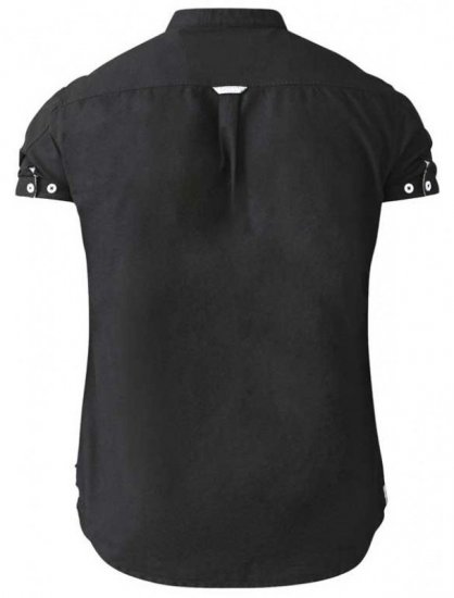 D555 Dwight Short Sleeve Shirt Black - Marškiniai - Marškiniai - 2XL-8XL