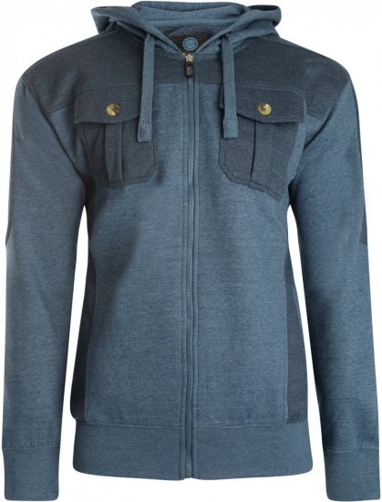 Kam Jeans 700 Contrast Print Hoody Denim - Megztiniai ir džemperiai - Megztiniai ir Džemperiai - 2XL-14XL