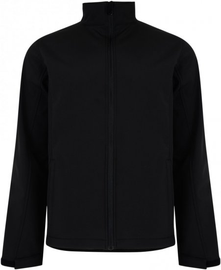 Kam Jeans 438 Soft-Shell Black - Didelės vyriškos striukės - Didelės vyriškos striukės