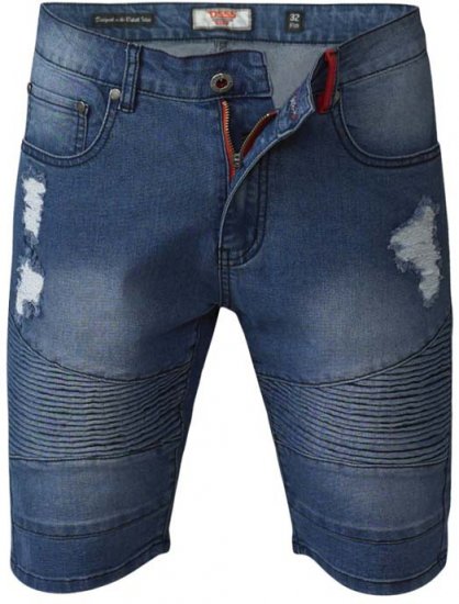D555 Rodrigo Stretch Biker Style Shorts - Šortai - Šortai - W40-W60