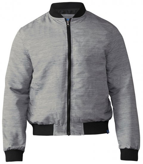 D555 Lou Bomber Jacket Grey - Didelės vyriškos striukės - Didelės vyriškos striukės
