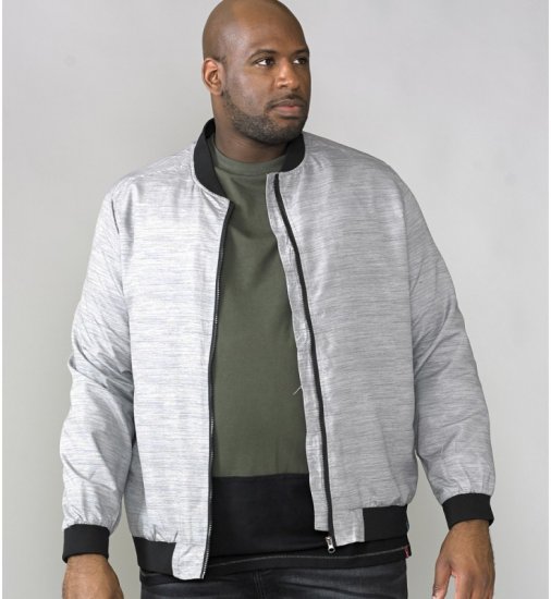 D555 Lou Bomber Jacket Grey - Didelės vyriškos striukės - Didelės vyriškos striukės