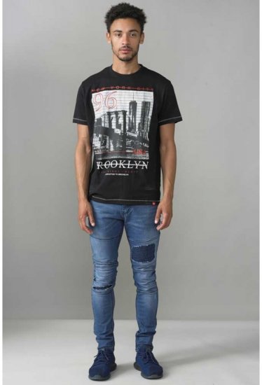 D555 Cain T-shirt Black - Marškinėliai - Marškinėliai - 2XL-14XL