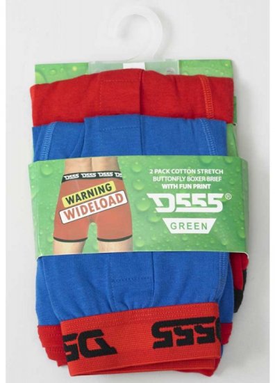 D555 Novelty Boxershorts 2-pack - Apatinis trikotažas ir plaukimo apranga - Apatinis trikotažas - 2XL-8XL