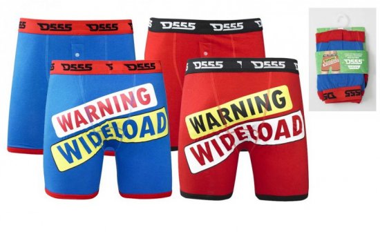 D555 Novelty Boxershorts 2-pack - Apatinis trikotažas ir plaukimo apranga - Apatinis trikotažas - 2XL-8XL