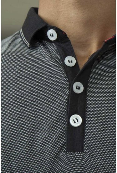 D555 Cecil Polo Black - Polo marškinėliai - Polo marškinėliai - 2XL-8XL