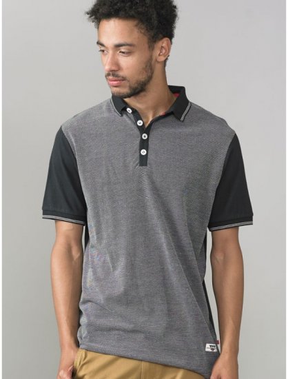 D555 Cecil Polo Black - Polo marškinėliai - Polo marškinėliai - 2XL-8XL