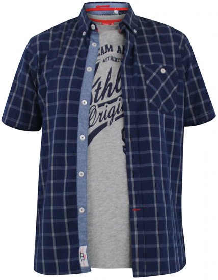 D555 Liberty Short Sleeve Shirt & T-shirt Combo - Marškiniai - Marškiniai - 2XL-8XL