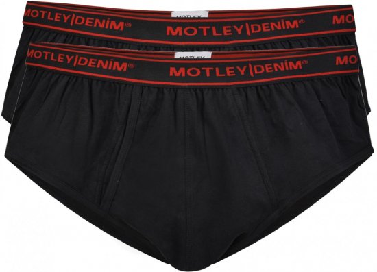 Motley Denim Trumpikės Juodos 2 vnt. - Apatinis trikotažas ir plaukimo apranga - Apatinis trikotažas - 2XL-8XL