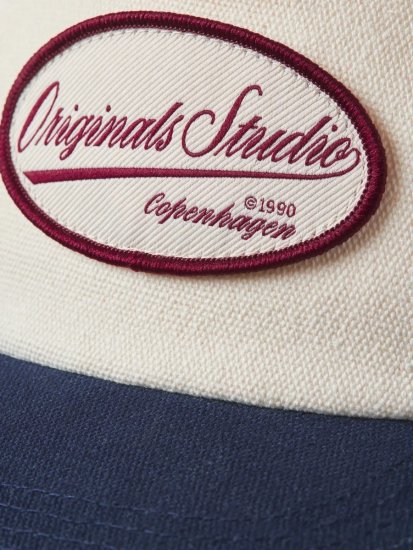 Jack & Jones Loose Norrebro Kepurė su snapeliu Smėlio - Kepurės su snapeliu - 