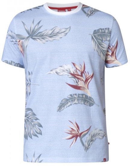 D555 Rufus T-shirt Blue - Marškinėliai - Marškinėliai - 2XL-14XL