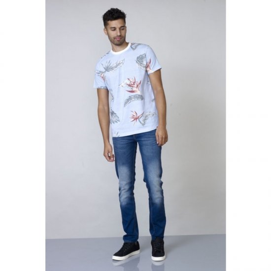 D555 Rufus T-shirt Blue - Marškinėliai - Marškinėliai - 2XL-14XL