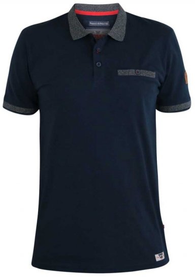 D555 Walker Polo Navy - Polo marškinėliai - Polo marškinėliai - 2XL-8XL