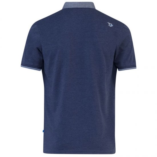 D555 Brent Polo Denim Blue - Polo marškinėliai - Polo marškinėliai - 2XL-8XL