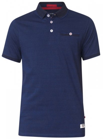 D555 Jerell Polo Navy - Polo marškinėliai - Polo marškinėliai - 2XL-8XL