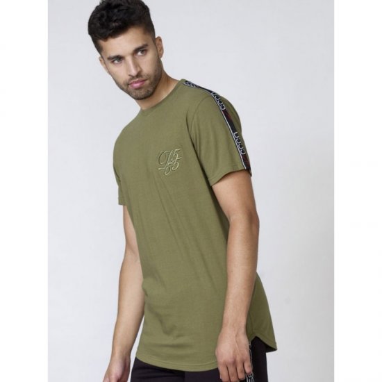 D555 Kambria Couture T-shirt Khaki - Marškinėliai - Marškinėliai - 2XL-14XL