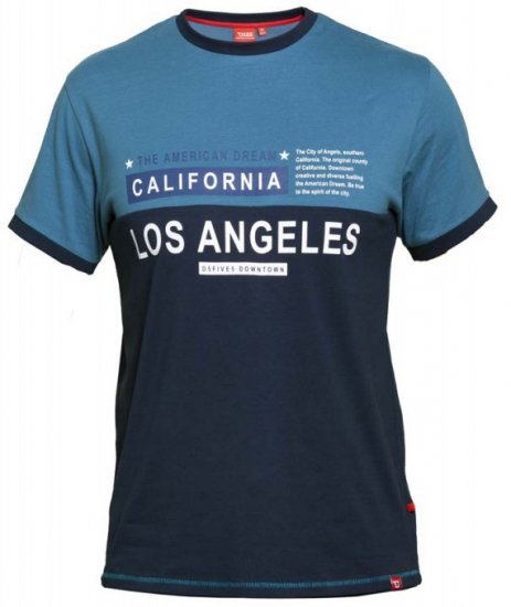 D555 Jackson T-shirt Teal - Marškinėliai - Marškinėliai - 2XL-14XL