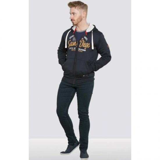 D555 Stockton Hoodie Navy - Megztiniai ir džemperiai - Megztiniai ir Džemperiai - 2XL-14XL