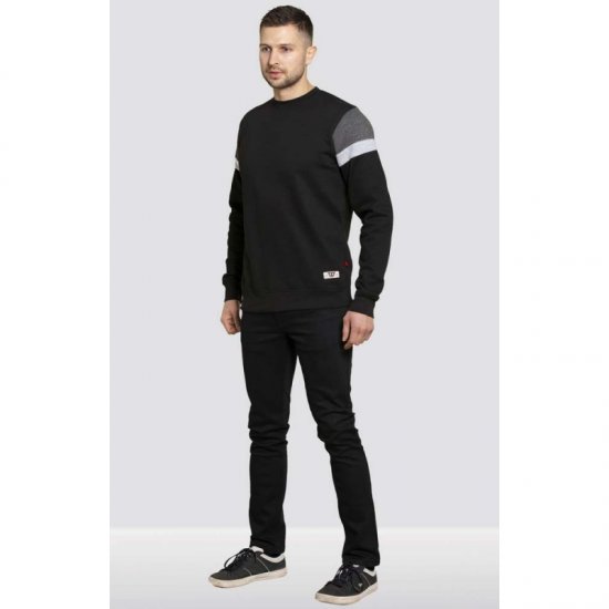 D555 Clermont Sweatshirt Black - Megztiniai ir džemperiai - Megztiniai ir Džemperiai - 2XL-14XL
