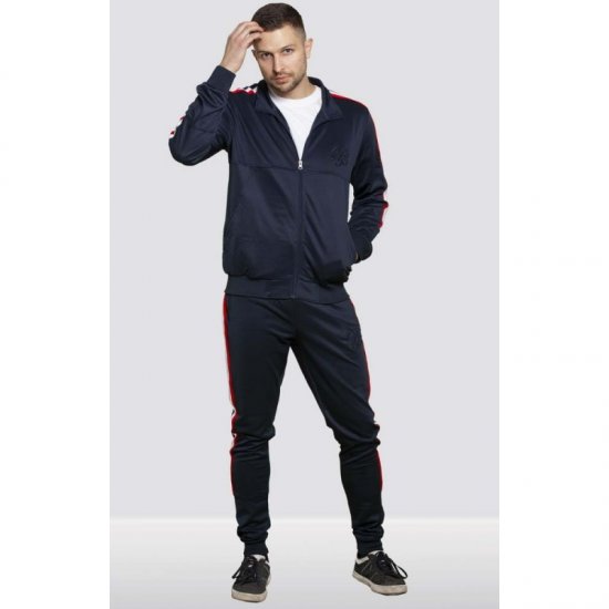 D555 Brookes Couture Zip Up Navy - Megztiniai ir džemperiai - Megztiniai ir Džemperiai - 2XL-14XL