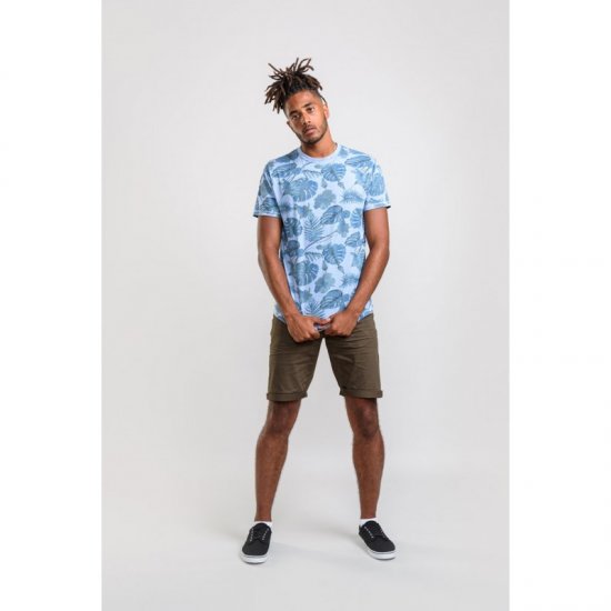 D555 Seymour T-shirt Blue - Marškinėliai - Marškinėliai - 2XL-14XL