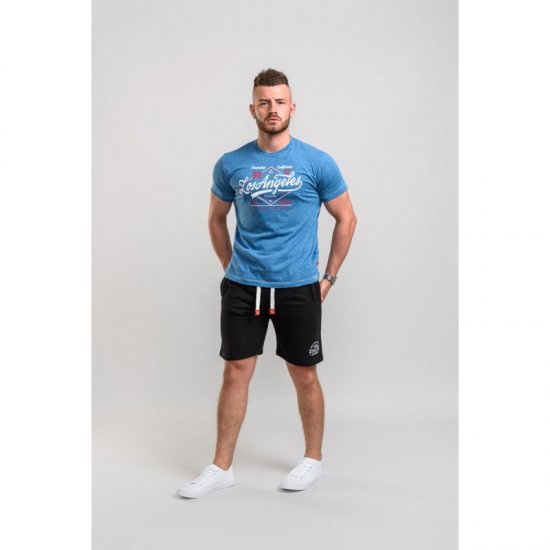 D555 Shelton T-shirt Blue - Marškinėliai - Marškinėliai - 2XL-14XL