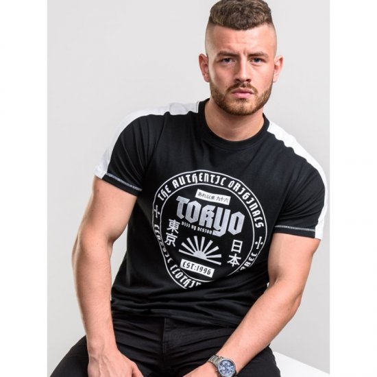 D555 Walton T-shirt Black - Marškinėliai - Marškinėliai - 2XL-14XL
