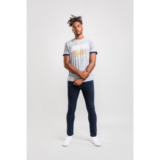 D555 Finn T-shirt Grey - Marškinėliai - Marškinėliai - 2XL-14XL