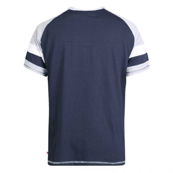 D555 Jones T-shirt Navy - Marškinėliai - Marškinėliai - 2XL-14XL