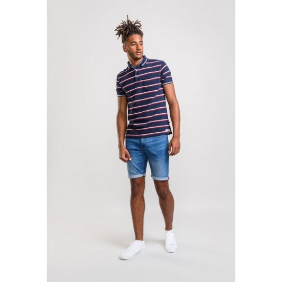 D555 Holmes Polo Navy - Polo marškinėliai - Polo marškinėliai - 2XL-8XL