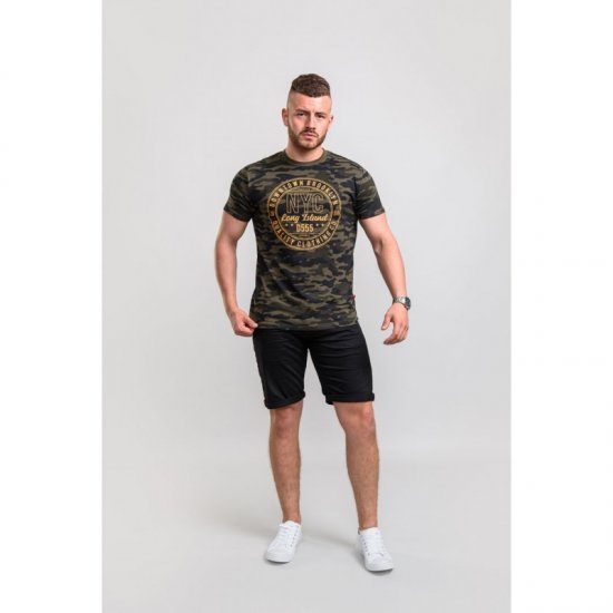 D555 Thompson T-shirt Jungle Camo - Marškinėliai - Marškinėliai - 2XL-14XL