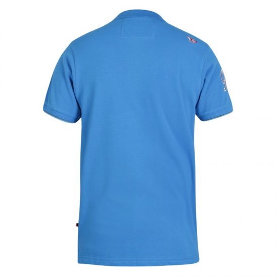 D555 Parker Polo Blue - Polo marškinėliai - Polo marškinėliai - 2XL-8XL