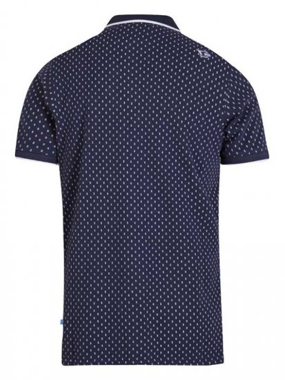 D555 Rogers Printed Polo Navy - Polo marškinėliai - Polo marškinėliai - 2XL-8XL