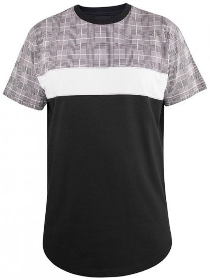 D555 Vista Couture Cut And Sew Curved Hem T-Shirt - Marškinėliai - Marškinėliai - 2XL-14XL