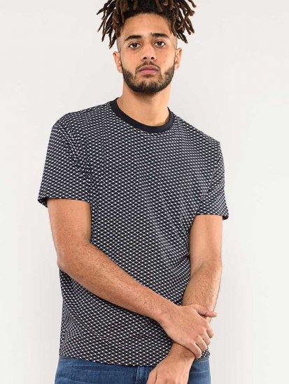 D555 Canton T-shirt Navy - Marškinėliai - Marškinėliai - 2XL-14XL