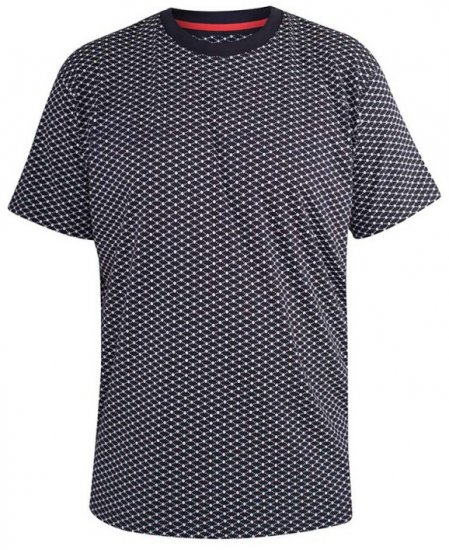 D555 Canton T-shirt Navy - Marškinėliai - Marškinėliai - 2XL-14XL