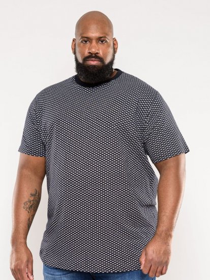 D555 Canton T-shirt Navy - Marškinėliai - Marškinėliai - 2XL-14XL