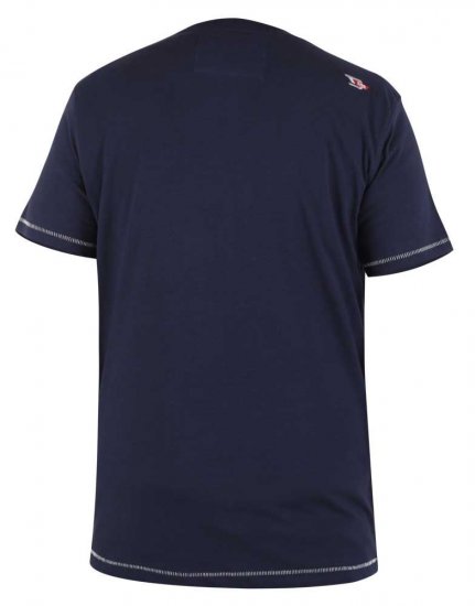 D555 Ashburton Printed T-Shirt - Marškinėliai - Marškinėliai - 2XL-14XL