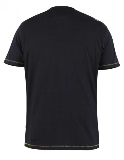 D555 Taunton Neon Printed T-Shirt - Marškinėliai - Marškinėliai - 2XL-14XL