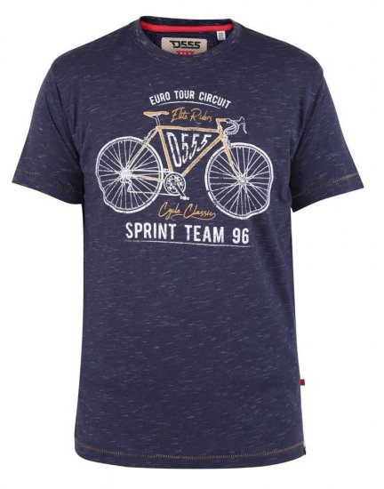 D555 Cheddar Euro Tour Bicycle Printed T-shirt - Marškinėliai - Marškinėliai - 2XL-14XL