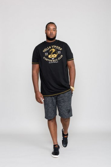 D555 WOOTON Printed T-Shirt - Marškinėliai - Marškinėliai - 2XL-14XL