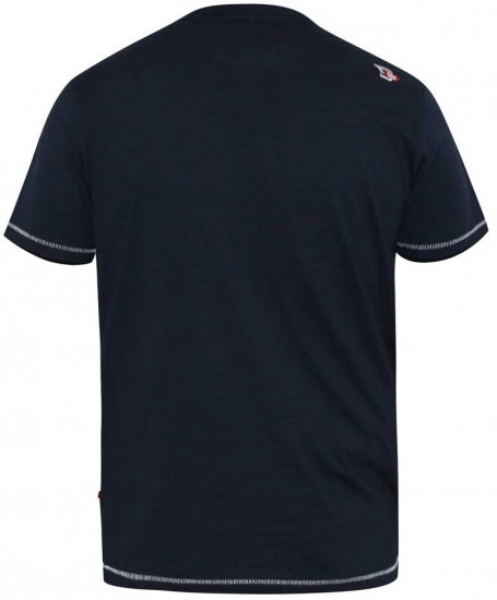 D555 DENTON Motorbike Printed T-Shirt - Marškinėliai - Marškinėliai - 2XL-14XL