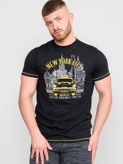 D555 WINGMORE Printed T-Shirt - Marškinėliai - Marškinėliai - 2XL-14XL