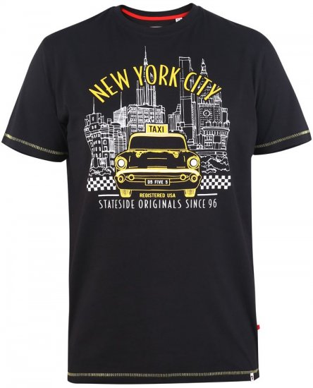 D555 WINGMORE Printed T-Shirt - Marškinėliai - Marškinėliai - 2XL-14XL