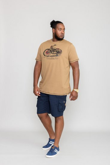 D555 RAMSGATE Printed T-Shirt - Marškinėliai - Marškinėliai - 2XL-14XL